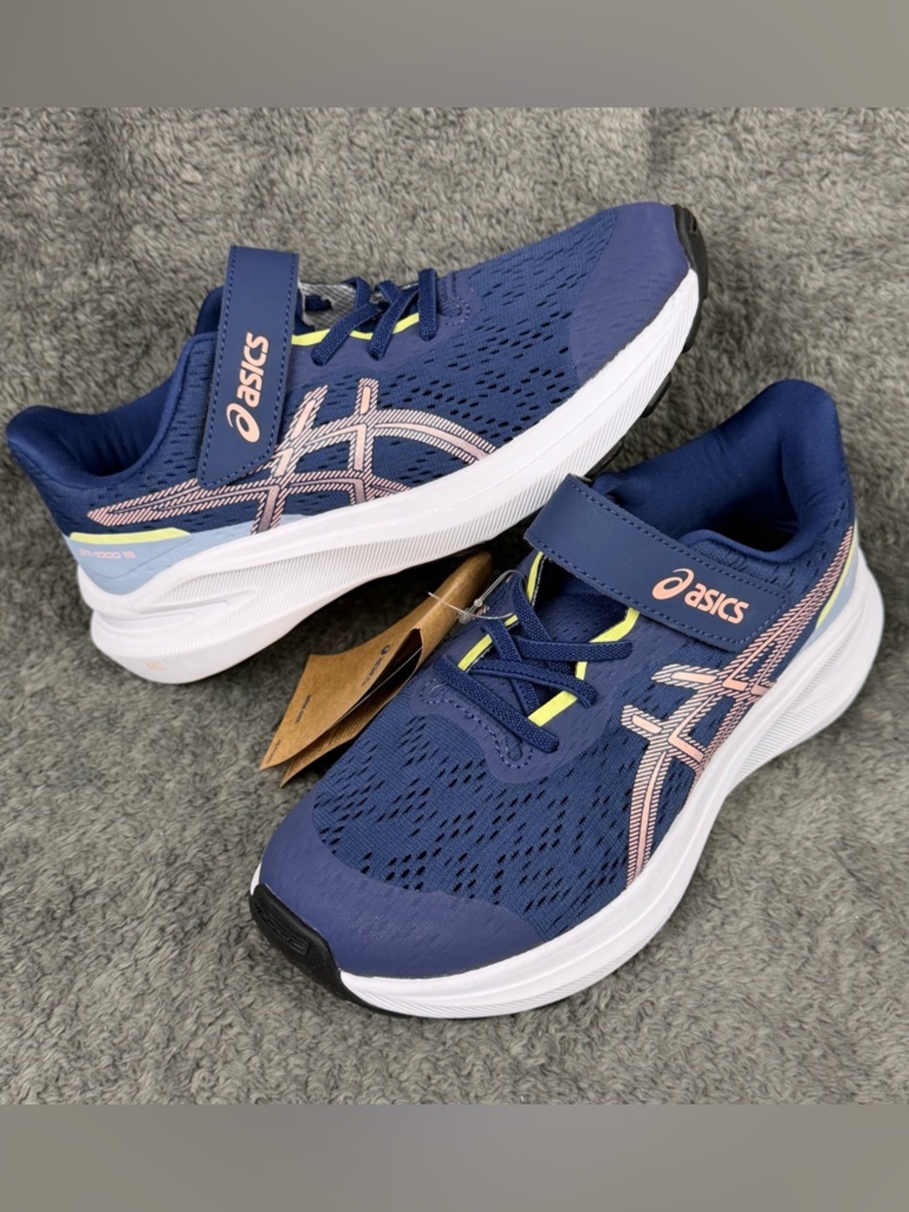 Little Kids Asics GT-1000 13 Sneakers Size 3 Indigo Blue Breeze New With Tags